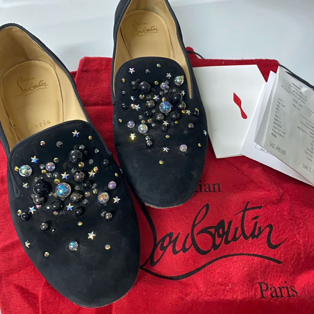Christian Louboutin Loafer With Receipt Dust Bag